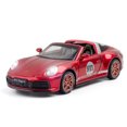 thumbnail image 5 of 1:32 Porsche 911 Targa 4S Convertible Simulation Alloy Car Model Decoration Collection Gift Toy Die Casting Model Boy Toy F365 Blue No box, 5 of 5