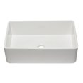 thumbnail image 1 of ALFI Brand AB3320SB-W Évier de Cuisine de Style Ferme en Argile de Feu Simple Réversible de 33 Po - Blanc, 1 of 1