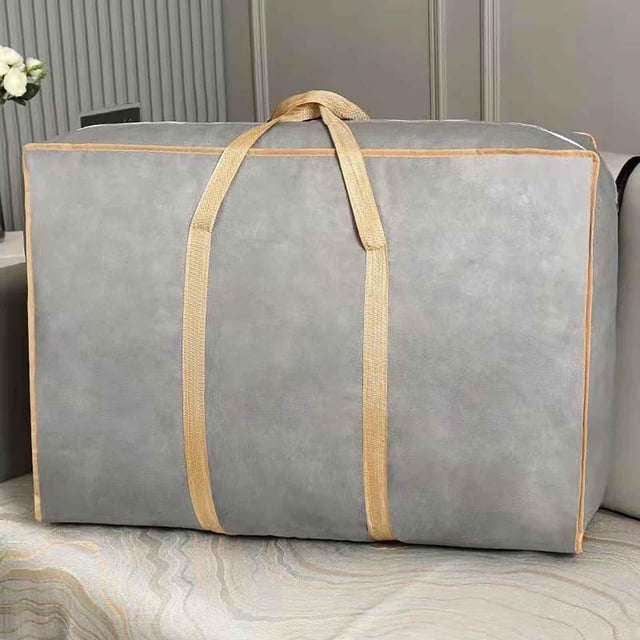Large Storage Bag, Luggage Bag for Moving, Home Packing Organizer, Dormitory Storage, Extra Large Capacity, Durable Non-Woven Fabric, Easy Carry Handle