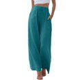 thumbnail image 1 of Women Pants Bell Bottoms Multi Colored Slim Trousers Ladies Work Leggings, 1 of 5