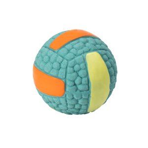 LSLJS Dog Toys Soft Rubber Dog Toys Puppy Chew Toy Squeaky Toy Fetch Play Animal Ball Toy, 1 Piece of Pet Toy Dog Toy Latex Rugby Tennis Dog Sounding Ball Pet Toy（Small）