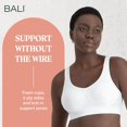 thumbnail image 4 of Bali Womens Comfort Revolution Smart Sizes Shaping Wirefree Bra, 2XL, 4 of 8