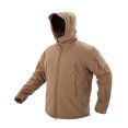 thumbnail image 4 of Dvkptbk Veste à Capuchon pour Hommes Chaude en Molleton Douce pour la Peau Extérieur Veste de Couleur Unie en Liquidation, 4 of 7