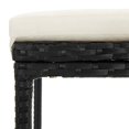 thumbnail image 5 of vidaXL Tabourets de Bar avec Coussins 6 Pcs Noir Rotin Poly, 5 of 5