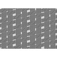thumbnail image 1 of Ahgly Company Tapis d'Intérieur Lavables en Machine à l'Aide d'Un Rectangle de Transition Noir, 5' x 8', 1 of 7