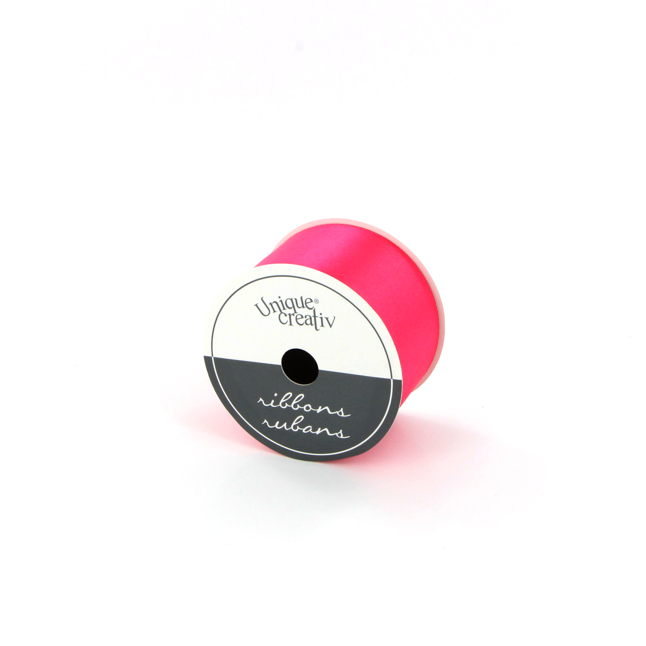 UNIQUE CREATIV, Ribbon, Single Face Satin, Pink, 38mm × 3.6m (1.5" × 12ft)
