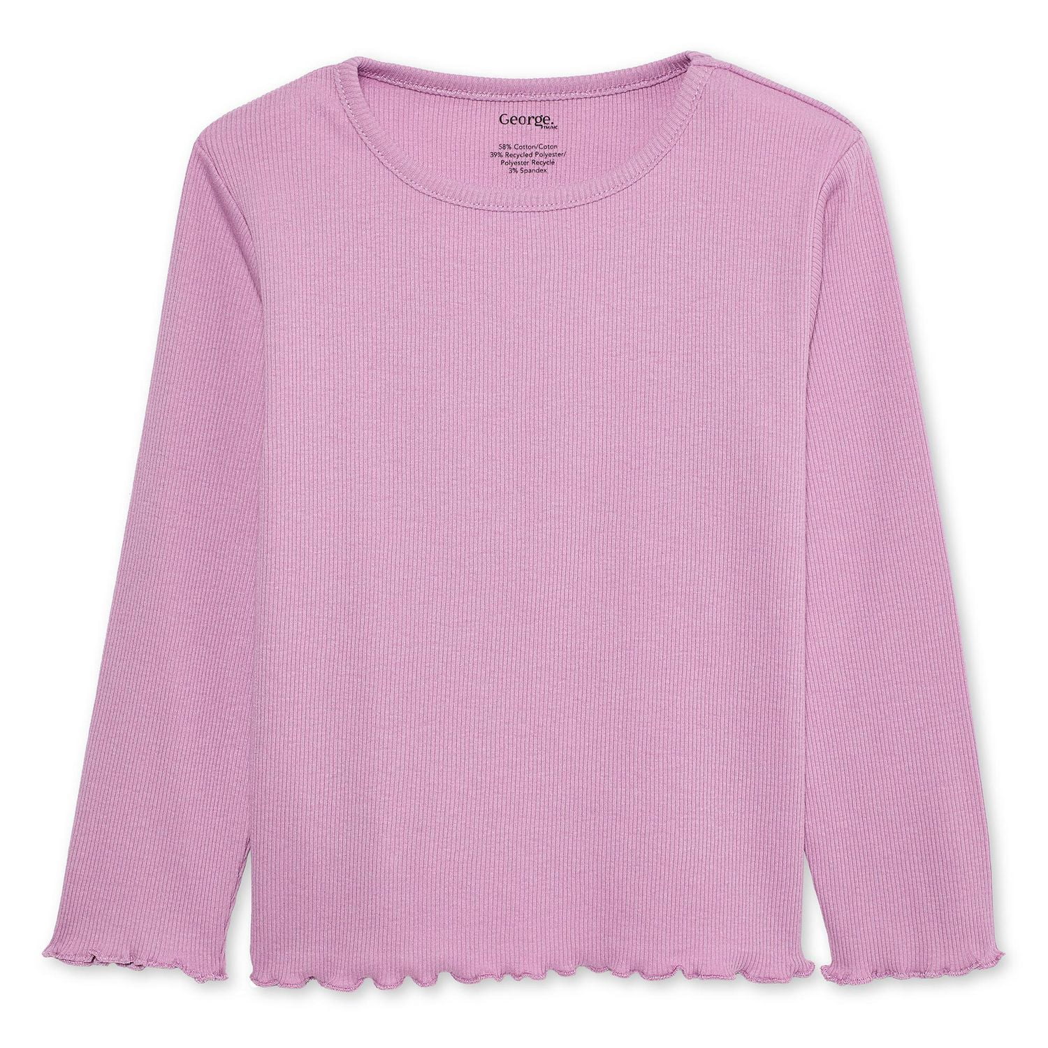 George Toddler Girls' Long-Sleeve Rib T-Shirt
