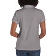 thumbnail image 2 of Hanes Womens Sport Cool DRI Performance Polo, XL, Graphite, 2 of 4
