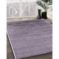 thumbnail image 2 of Ahgly Company Indoor Round Mid-Century Modern Purple Purple Oriental Area Rugs, 3' Round, 2 of 6