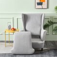 thumbnail image 4 of Transemion Refresh Look Of Wingback Chair Stylish And Practical Covers Made With Polyester Wing Chair Cover pink, 4 of 6
