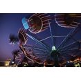 thumbnail image 2 of Posterazzi DPI1889250 Montjuich Fun Fair At Night Poster Print, 19 x 12, 2 of 2