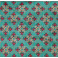 thumbnail image 4 of oneOone Organic Cotton Poplin Twill Fabric Floral Block Decor Fabric Printed BTY 42 Inch Wide, 4 of 4