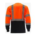 thumbnail image 2 of Radyan T-Shirt de Sécurité à Manches Longues Réfléchissant en Maille Bicolore - Lot de 12, 100 % Polyester, Taille : Adulte, 2 of 5