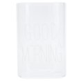 thumbnail image 1 of Clear Mugs, Glass Coffee Cups Square Durable Transparent  For Living Room White Label 240ml, 1 of 8