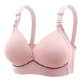 thumbnail image 1 of fheaev Soutien-Gorge Grande Taille pour Femmes Soutiens-Gorge Sans Armatures Impression Rassemblé Grande Taille Sans Armature Bretelles Réglables Couverture Complète Rehausseur Soutiens-Gorge Quotidiens sous-Vêtements, 1 of 4