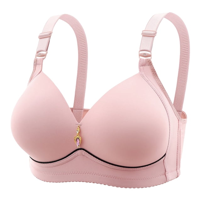 fheaev Soutien-Gorge Grande Taille pour Femmes Soutiens-Gorge Sans Armatures Impression Rassemblé Grande Taille Sans Armature Bretelles Réglables Couverture Complète Rehausseur Soutiens-Gorge Quotidiens sous-Vêtements
