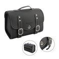 thumbnail image 2 of Color Matching Side Saddlebag Tail Bag Luggage Pouch Storage Black For Motorbike, 2 of 12