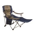 thumbnail image 1 of Kamp Rite Chaise de Camping Pliante avec Porte-Gobelets, Repose-Pieds et Sac, Marine/tan, 1 of 5