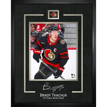 Brady Tkachuk 16x20 Replica Signature Frame Senators - Officially Licensed NHL Wall Art