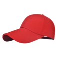 thumbnail image 1 of Fgnfyis Hommes et Femmes Décontracté Régulier Jeunesse Rétro Coloré Casquette de Rue Casquette de Baseball Hommes Femmes Chapeaux Rouge, 1 of 2