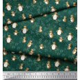 thumbnail image 3 of Soimoi Polyester Crepe Fabric Floral & Penguin Ocean Fabric Prints by Yard 52 Inch Wide, 3 of 3