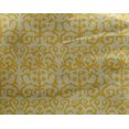 thumbnail image 4 of oneOone Georgette Viscose Fabric Leaves|Swirl & Floral Block Printed Fabric 1 Yard 42 Inch Wide, 4 of 4
