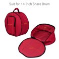 thumbnail image 2 of WIFKLSIIPG Sac Tambour Compact Sac Tambour Latéral, Sac Tambour Sac à Dos avec Bandoulière Poches Extérieures Accessoires Instruments de Percussion (Rouge), 2 of 3