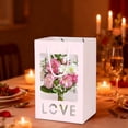 thumbnail image 1 of Tote Gift Bag with Transparent Window | Flower Decorative Gift Wrapping | Sturdy Paper Carry Bag for Presents | Holiday Event Party Favor Packaging for Clothing, Books, or Gift Boxes, 1 of 6