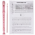 thumbnail image 3 of ABS Soprano Descant Recorder Clarinet 8 Holes German Style C Key with Fingering Chart Cleaning Stick for Kids Beginners, 3 of 7