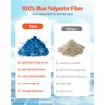 thumbnail image 2 of VEVOR Balles de Filtre de Piscine pour Pompe de Filtration de Sable Piscine 3,1 Lb Réutilisables Bleu, 2 of 9