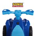 thumbnail image 2 of Sonic The Hedgehog 6V Ride-On ATV for Kids, Electric Quad with Durable Wheels, 1.5 MPH, Ages 18–36 Months, 2 of 9