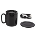 thumbnail image 1 of Mug Warmer Pad Wireless Constant Temperature Multifunction USB Power Supply Electric Coffee Warmer Set for Home Black, 1 of 12