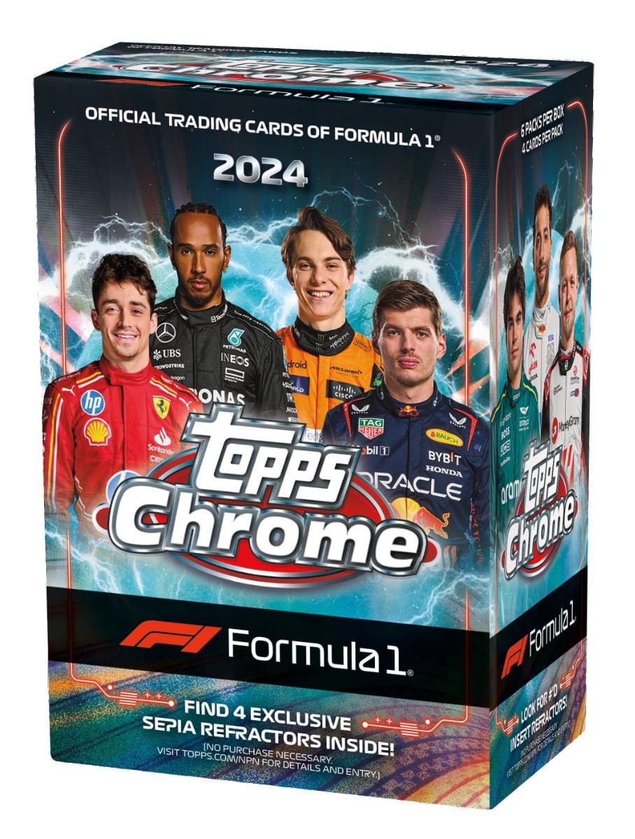 2024 Topps Chrome Formula 1 Trading Cards Blaster Box - Walmart.ca