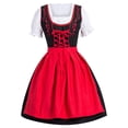 thumbnail image 1 of Kcodviy Robe Haut Allemand pour Femmes Grande Taille pour Femmes Robe Col Carré Tablier Formel Robes Perlées pour Femmes Grande Taille Oktoberfest Fille Bière, 1 of 5