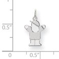 thumbnail image 2 of Or Blanc 14 Carats Charme Mini Garçon, 2 of 2