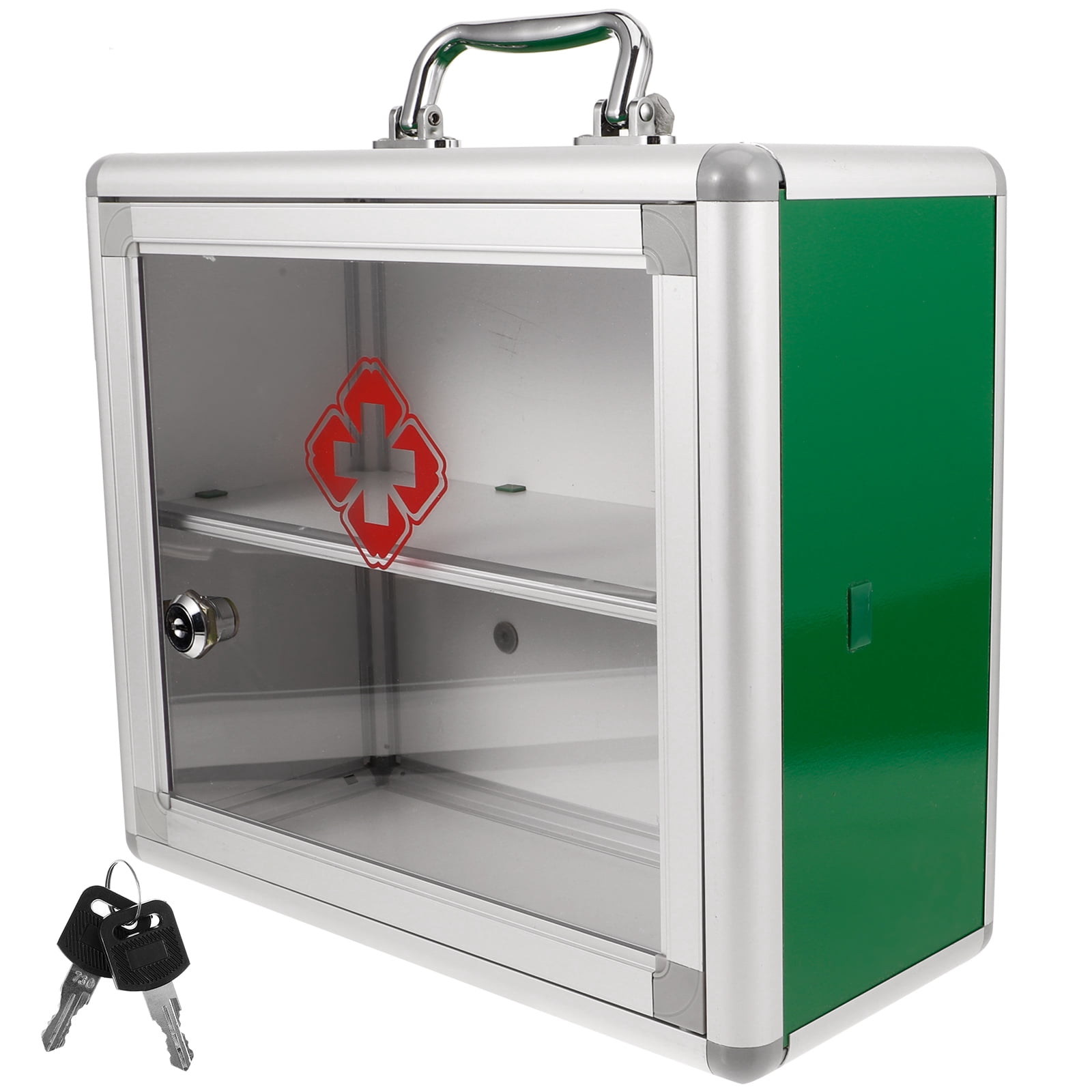 First Aid Case Cabinet Multi Family Home Use 1Pcs 11.8X10.2X4.7In