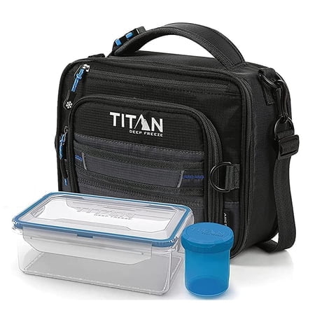 Arctic Zone 1356897 Artic Zone Titan Deep Freeze Lunch Bag Black, Plastic, 1 Kilogram
