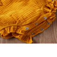 thumbnail image 5 of Combinaison à Manches Volantées Baby Romper Hair Band Set, 5 of 5
