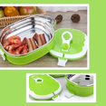 thumbnail image 1 of pdqouc Hot Food Container Rectangular Insulation Box Stainless Steel Lunch Box Food Storage Container Children's Hot Food Insulation Box for school home and office picnics, 1 of 9