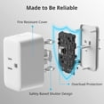 thumbnail image 4 of SwitchBot Prise Wi-Fi Intelligente Mini / Compatible Apple HomeKit, 15A, Bluetooth, Fonctionne avec Alexa, Google Home, Télécommande d'App et Fonction Minuterie, Aucun Concentrateur Requis, 4 of 4