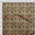 thumbnail image 4 of oneOone Cotton Poplin Twill Brown Fabric Abstract Floral Sewing Craft Projects Fabric Prints By Yard 56 Inch Wide, 4 of 4