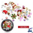 thumbnail image 1 of FcBaudy Nail Art Accessories Santa Claus Snowflake Gift Alloy Pearl Mixed Nail Rhinestone Nail art, 1 of 2