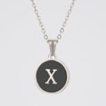 thumbnail image 1 of Colliers, Collier Lettre Coquille Mignonne pour Filles, Pendentifs Pièce pour Filles en Acier Inoxydable Colliers Initiale pour Femmes Bijoux Rond, 1 of 9