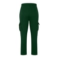 thumbnail image 5 of KIHOUT Pants for Men Cargo Sweatpants Rope Loosening Waist Color Pocket Trousers Loose Sports Trousers, 5 of 5