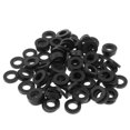 thumbnail image 1 of 100x Rings Silicone Shower Nozzle Flushing Hose - Black, Three Quarter Inch, 1 of 8