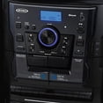 thumbnail image 3 of JENSEN Shelf Stereo System with Bluetooth, Turntable, 3-CD Changer &amp; Dual Cassette, 3 of 5