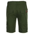 thumbnail image 4 of Men‘s Cargo Sports Short Pants Casual Slim Fit Solid Drawstring Elastic Waist Shorts With Pockets, 4 of 6