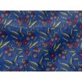 thumbnail image 4 of oneOone Viscose Jersey Fabric Leaves & Floral Block Printed Craft Fabric BTY 60 Inch Wide, 4 of 4