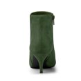 thumbnail image 3 of Unique Bargains Bottines à Talon Aiguille à Bout Pointu à Fermeture Éclair pour Femmes, 3 of 8