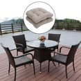 thumbnail image 3 of Wicker Seat Cushion, Set of 2,Spring/Summer Seasonal Replacement Grey, 3 of 8